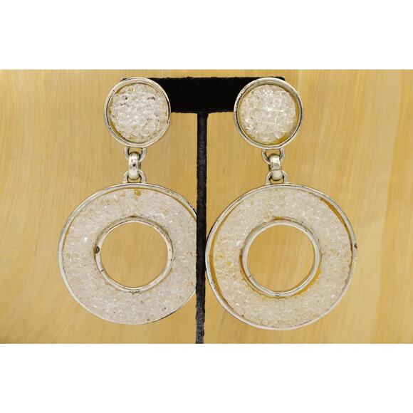 Edouard Rambaud Vintage Set Clip On Earrings Rock Candy Earrings Bracelet BinZ - Picture 2 of 12